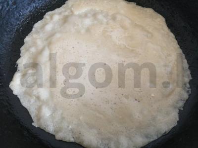 Ploni blynai iš 1% riebumo pieno Žingsnis 5