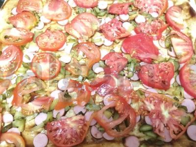 Mielinė pica su marinuotais kornišonais ir barbekiu padažu Žingsnis 6