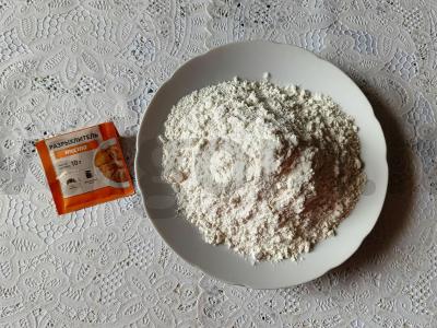 Vanilinis chvorostas ant kefyro Žingsnis 2