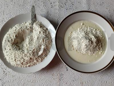 Vanilinis chvorostas ant kefyro Žingsnis 3