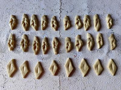 Vanilinis chvorostas ant kefyro Žingsnis 7