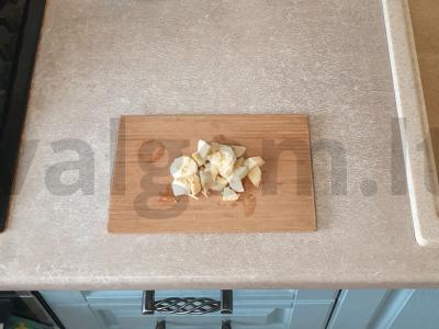 Manų košė su bananais ir šokoladiniu sviestu Žingsnis 3