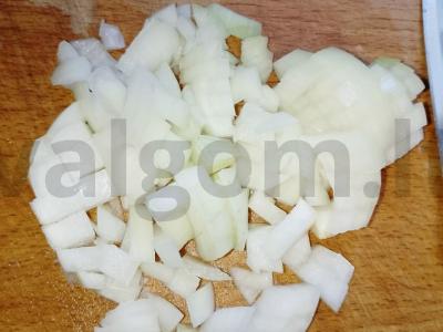 Grikių sriuba su kiaulienos kaulu Žingsnis 5