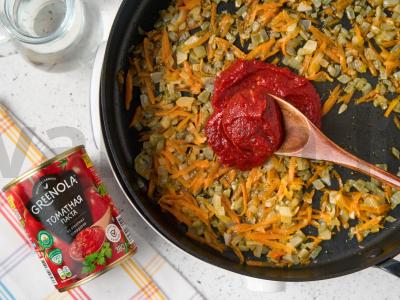 Nidai su mėsos kukuliais pomidorų padaže Žingsnis 3