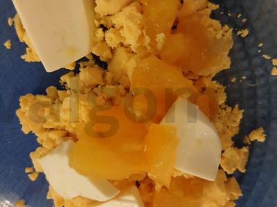 Įdarytos kiaušinių su žemės riešutais Žingsnis 7