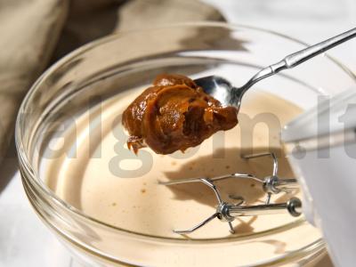 Tortas "Karvutė" su žemės riešutais Žingsnis 2