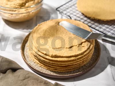 Tortas "Karvutė" su žemės riešutais Žingsnis 9