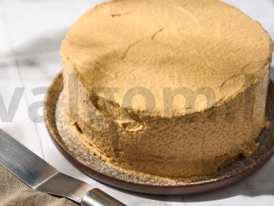 Tortas "Karvutė" su žemės riešutais Žingsnis 10