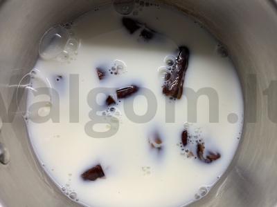 Kokteilis „Egipto pienas“ Žingsnis 3