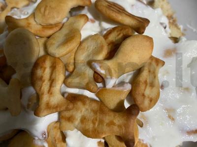 Traškūs kukurūzų lazdelės desertas Žingsnis 2