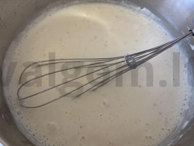 Kanelonai su faršu bešamelio padaže Žingsnis 1