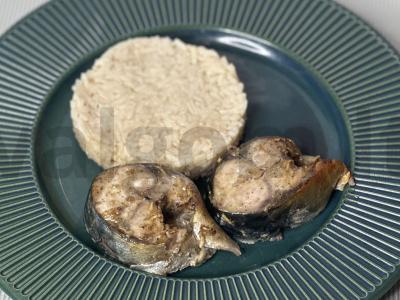 Skumbrė orkaitėje su ryžiais Žingsnis 6