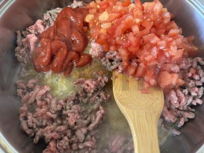 Kanelonai su faršu bešamelio padaže Žingsnis 3