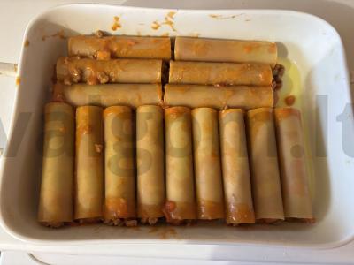 Kanelonai su faršu bešamelio padaže Žingsnis 7