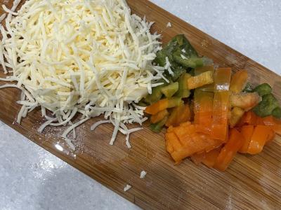 Vištienos krūtinėlė su paprika ir sūriu Žingsnis 2