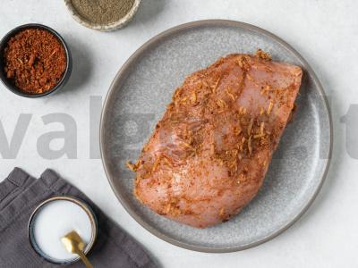 Kalakutienos filė medaus ir aguonų paniruotėje Žingsnis 1