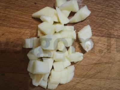 Greita šarlotė tartaletėse Žingsnis 3