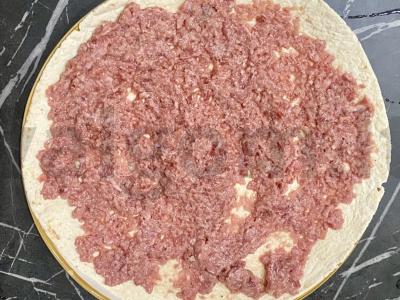 Kezadija su faršu, mocarela ir daržovėmis Žingsnis 1