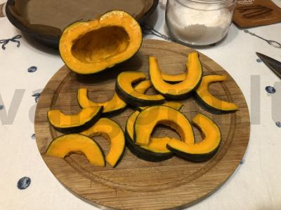 Kepta moliūgų su cinamonu Žingsnis 1