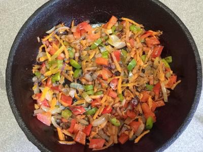 Kuskusas su daržovėmis ir kalakutienos filė Žingsnis 2