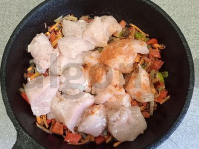 Kuskusas su daržovėmis ir kalakutienos filė Žingsnis 5