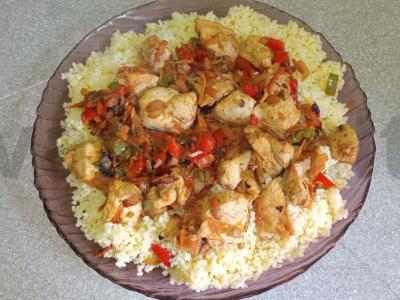 Kuskusas su daržovėmis ir kalakutienos filė Žingsnis 9