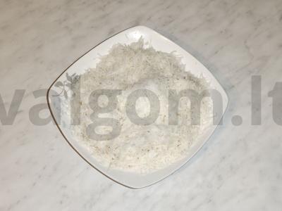 Salotas su ridikėliais ir feijoa Žingsnis 1