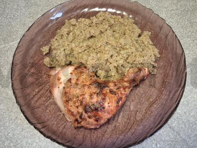 Vištienos šlaunelė grietinės ir garstyčių marinate Žingsnis 4