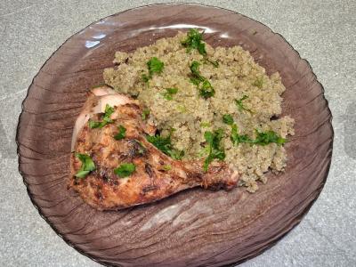 Vištienos šlaunelė grietinės ir garstyčių marinate pagrindine nuotrauka