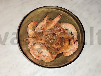 Karališkos krevetės su laimo sultimis ant grotelių Žingsnis 2