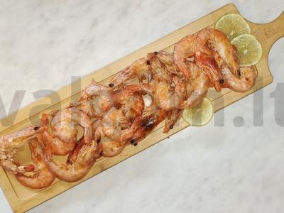 Karališkos krevetės su laimo sultimis ant grotelių pagrindine nuotrauka