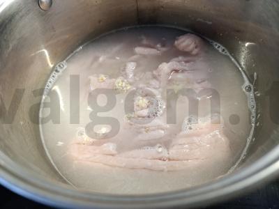 Švelnus avižų, ryžių ir vištienos faršo paštetas Žingsnis 4