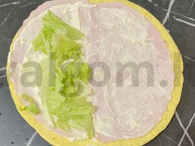 Kezadija su graikišku jogurtu, daržovėmis ir kalakutiena Žingsnis 4