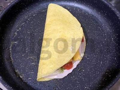 Kezadija su graikišku jogurtu, daržovėmis ir kalakutiena Žingsnis 7