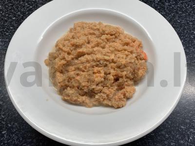 Pieniniai grikių dribsniai su morkomis Žingsnis 4