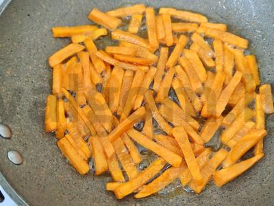 Grikių makaronai su morkomis ir pievagrybiais Žingsnis 2