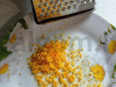 Varškės įdaras sluoksniams ir bandelėms su citrusiniais akcentais Žingsnis 3