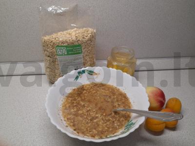 Avižų-linų košė su cinamonu Žingsnis 2