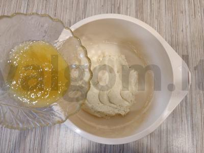 Medus mannikas su kefyru Žingsnis 2