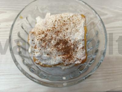 Nesaldus bananų pyragas be kepimo Žingsnis 5