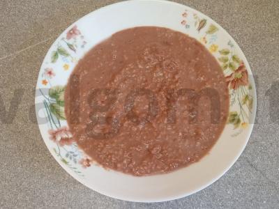 Šokoladiniai avižiniai dribsniai su kokosų aliejumi ir pekano riešutais Žingsnis 3