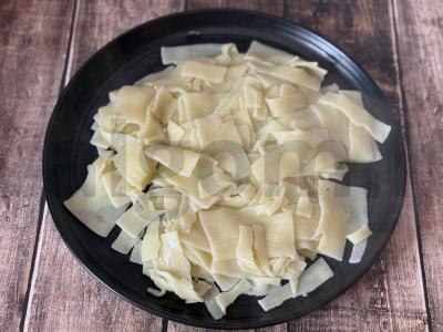 Bespalvė makaronai su bekonu Žingsnis 3