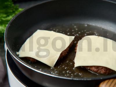 Sūrio burgerių ritinys Žingsnis 3