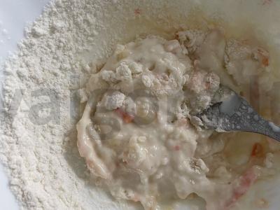 Bananų vafliai su morkomis Žingsnis 6