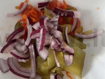 Korejietiškos morkos salotas „Aštrus“ Žingsnis 4