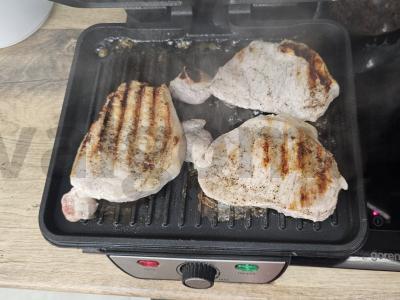 Bulvių košė su kiaulienos steiku ir meksikietiška mišraine Žingsnis 4