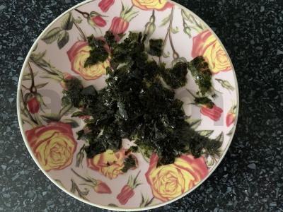 Ryžiai su varške, varškės sūriu ir jūros kopūstais Žingsnis 4