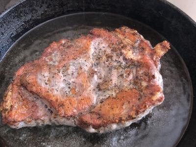 Kiaulienos kaklo kepsnys su ryžiais Žingsnis 7