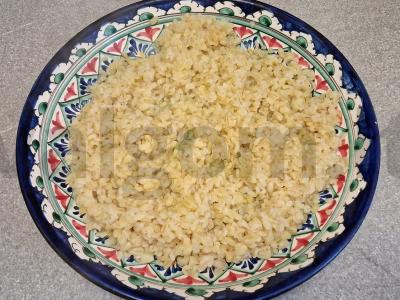 Vištienos krūtinėlė su daržovių mišiniu ir bulguro garnyru Žingsnis 4