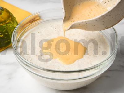 Avižiniai blynai su kefyru Žingsnis 2